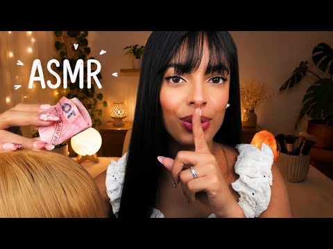 ASMR tirando seu penteado em silêncio por apenas R$10 🤫✨ (Muito Relaxante) 