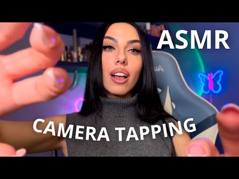 ASMR - PERSONAL ATTENTION , CAMERA & NAIL TAPPING + FABRIC SOUND