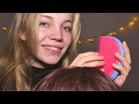 ASMR Massage crânien réaliste et intense (scalp massage, hair brushing, combing) 👉 ASMR FRANCAIS