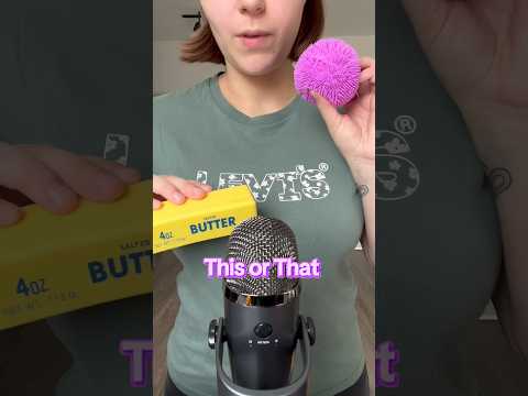 This or That ? #asmr #thisorthat #fastasmr #asmrsounds