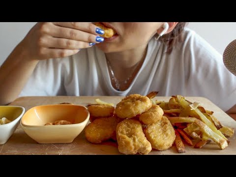 ASMR MUKBANG!  MCNUGGETS AND FRIES Eating Sounds 🤤🤤🤤