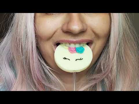 ASMR CHUPANDO PIRULITO - asmr sucking lollipop