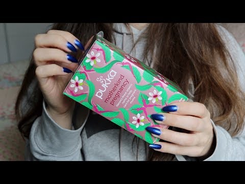 ASMR Nail Tapping | Cardboard Tea Box (No Talking)