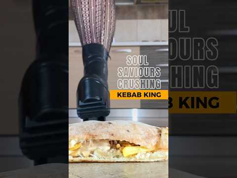 Soul Saviours vs. Kebab King! Oddly Satisfying Boots Crushing Fast Food! ASMR