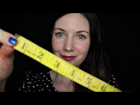 ASMR - Detailed Face Measuring - Close Up Personal Attention