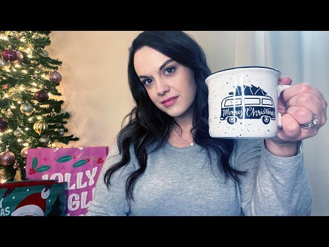 ASMR/Coffee & Chill (whispered rambles & small haul)