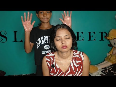 The Softest Hair Oiling, Spraying & Combing ASMR by Jayanti 🌿💆‍♀️✨