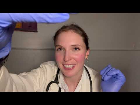 ASMR School Nurse Takes Care of You (typing, soft-spoken)
