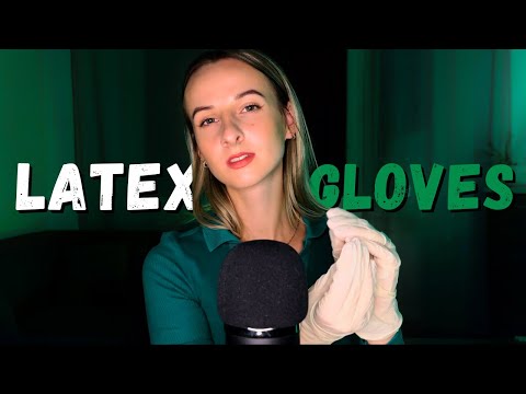 4K ASMR | Latex Gloves (100% Sensitivity)