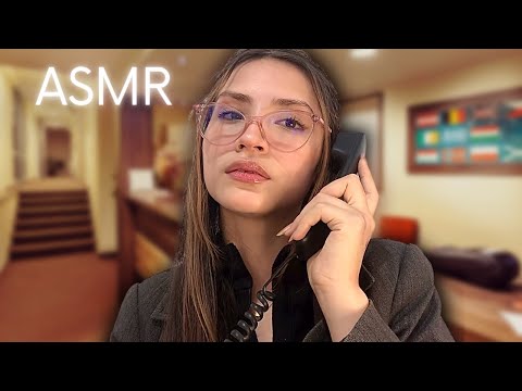 ASMR ROLEPLAY RECEPCIONISTA DE HOTEL ANTIPÁTICA🛎😡🛌🏻 | ASMR en español