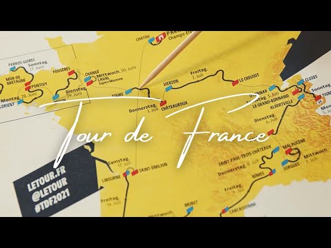 ASMR Tour de France map tracing & reading French place names