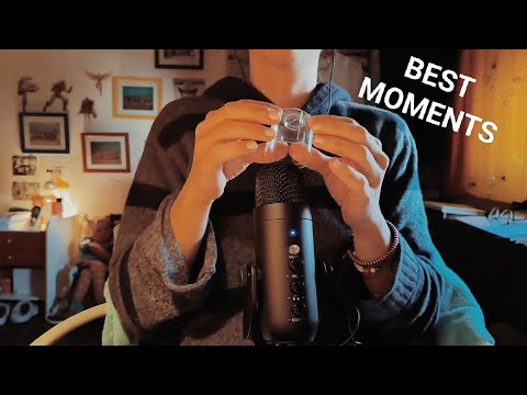 BEST MOMENTS ASMR - GRIPPING, TAPPING, CRINKLE & HAND SOUNDS