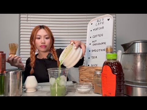 (Lofi Asmr) Barista makes your drinks at Cafe