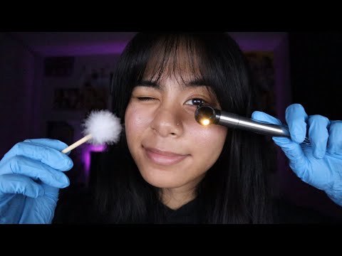 ASMR 5 minute ear exam and cleaning