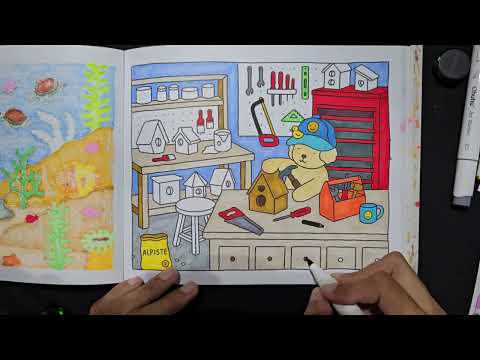 ASMR COLORINDO BOBBIE GOODS (parte 2)