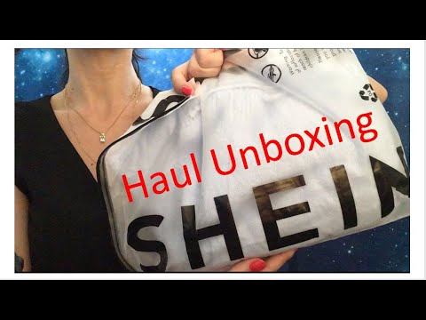 ASMR * HAUL UNBOXING Shein * ceintures jupe gilets sac