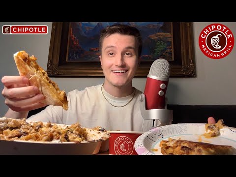 ASMR | HUGE Chipotle Burrito Bowl Mukbang 🌯🌮