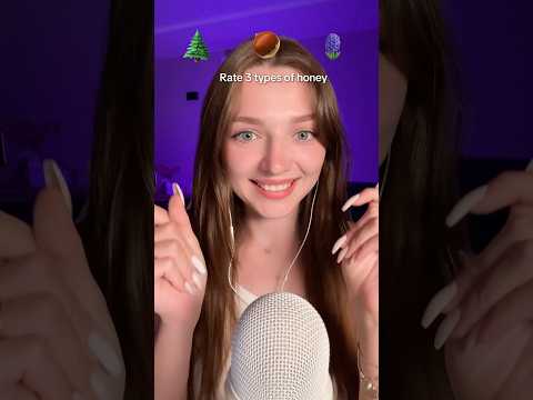 Rate 3 types of honey 🍯 #asmr #asmrsounds #asmrrelax #asmrtingles #asmrsleep #relax #tingles