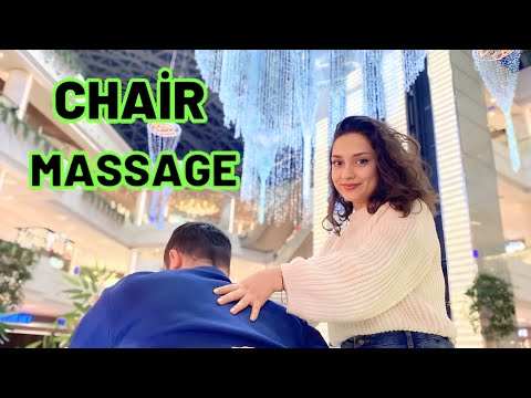 ASMR MASSAGE SEDEF - WAIST,FACE,NECK,SHOULDER (BEST ASMR CHAIR MASSAGE)