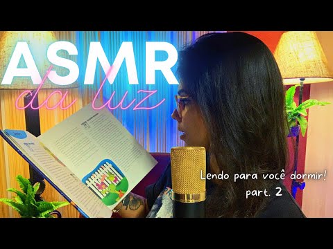 ASMR LENDO PRA VOCÊ DORMIR PART 2!!!!