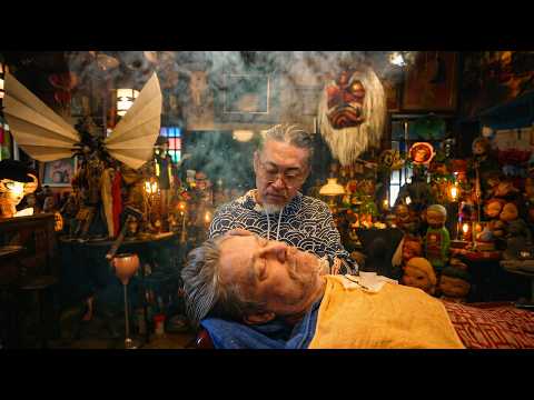 💈There's Only One Barbershop in the World Like This 🇯🇵 | Shave, Massage & Ear Cleaning Japan