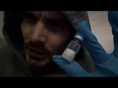 ASMR RolePlay Sketchy Dr. Tries to Sell You Peptides (glove sounds and tapping)