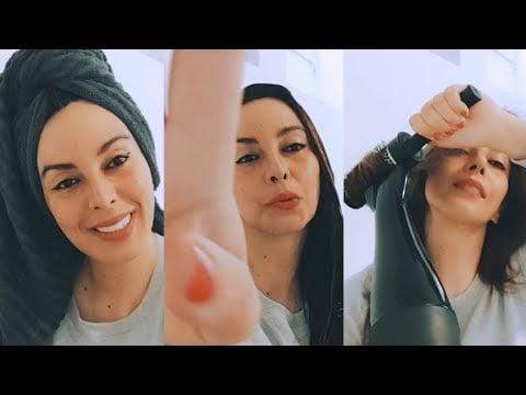 ASMR | RELAXING BRUSHING HAIR | TOUCHING YOUR FACE | HAIR DRYER SOUND | SECADOR DE PELO