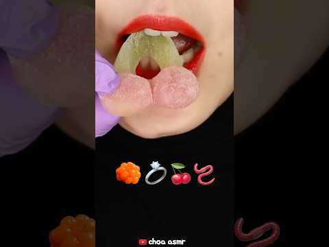 Frozen Haribo jelly eating sound ASMR