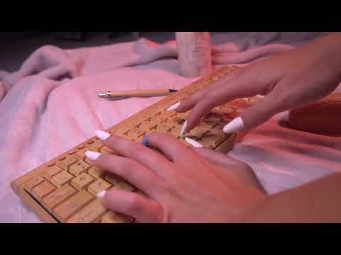 1 minute ASMR Wood Triggers🪵 Scratching, Typing & Clicky #asmrsleep