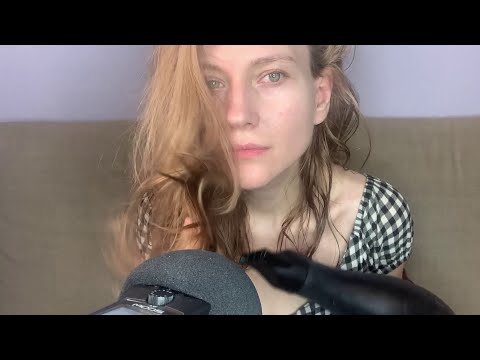 ASMR Hair Drying and Brushing