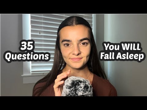 ASMR Asking You Questions To Calm Your Mind | You Will Fall Asleep
