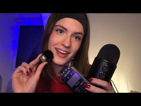 ASMR - mouth sounds 👄 tascam VS blue yeti VS dji mini mic (lequel te donne le plus de frissons ?)