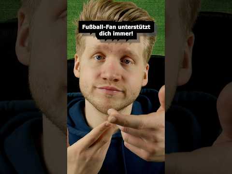 Fußball-Fan unterstützt dich immer #asmr