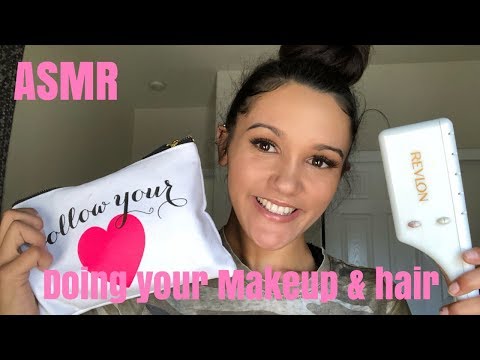 ASMR Doing your Hair and Makeup for the Renaissance Faire 🧚‍♀️ ...