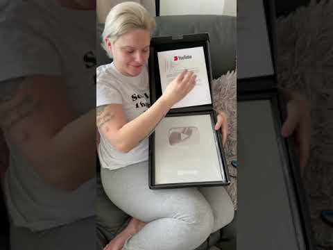 Opening Of Be Brave Be You ASMR Silver Play Button #shorts