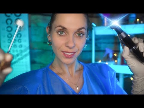 ASMR External Ear Exam & Cleaning, OTOSCOPE | Intense Sounds | Medical Roleplay
