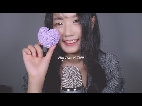 ASMR Sensitive Sticky Sound | Brain Melting Tingles | Play Foam, Crunchy Slime (No Talking)