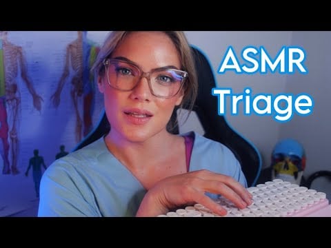 ASMR Triage Medico: ti addormenterai PRIMA di finire le Domande? (Soft Spoken, Typing, Clicking)