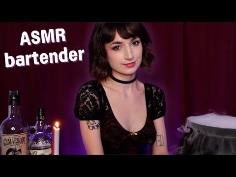 ASMR Bartender Roleplay 🍷 bubbling cauldren, Halloween party