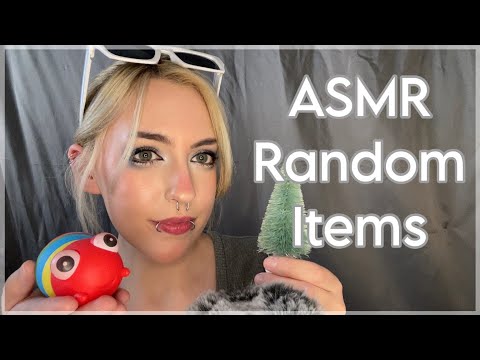 ASMR Going Through Some Junk ~ ear to ear whispers, tapping, casual