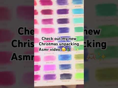 #relax #asmrcommunity #christmas #asmrsounds #gifts #mouthwhisper #asmr #tattoo #tingles #colours
