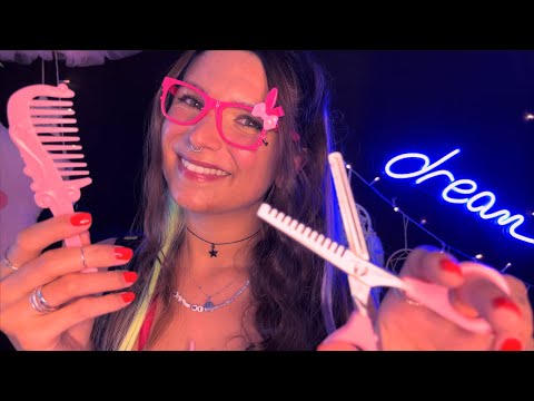 ASMR Stylish Girl verpasst dir einen neuen Haarschnitt mit Extensions (Roleplay, German/Deutsch)