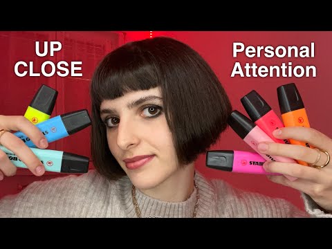 ASMR Drawing On Your Face🎨✏️ Personal Attention & Close-Up, Clicky Whispers🤫💤