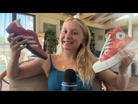 ASMR: Tapping & Scratching On My Fav Shoes 👟