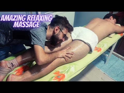 ASMR  TURKISH MASTER RELAXING LEG MASSAGE FOR TURKISH GUY