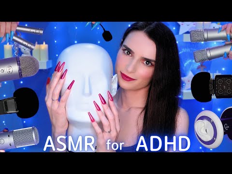 ASMR for ADHD 💙Changing Triggers Every 30 Seconds😴 Scratching , Tapping , Massage & More| No Talking