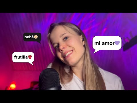 ASMR💗 Spanish Trigger Words, part 2! 🇪🇸🇦🇷🇲🇽🇨🇱 (palabras en español)