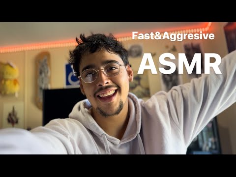 ASMR - Fast and Aggressive Fabric Scratching + Sticky Gripping
