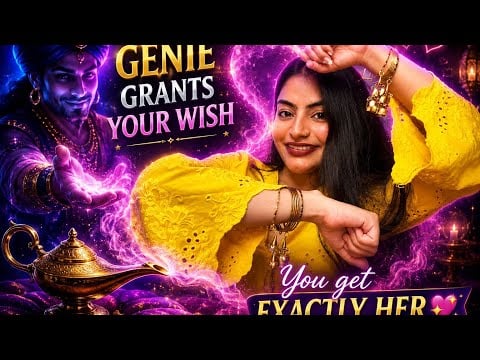 ASMR Hindi 🧞‍♂️ You wished for her…And here she is to love you 💛✨