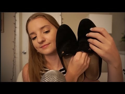 [ASMR] Shoe Collection Part 2: Flats &  Slide On Shoes - Whispered